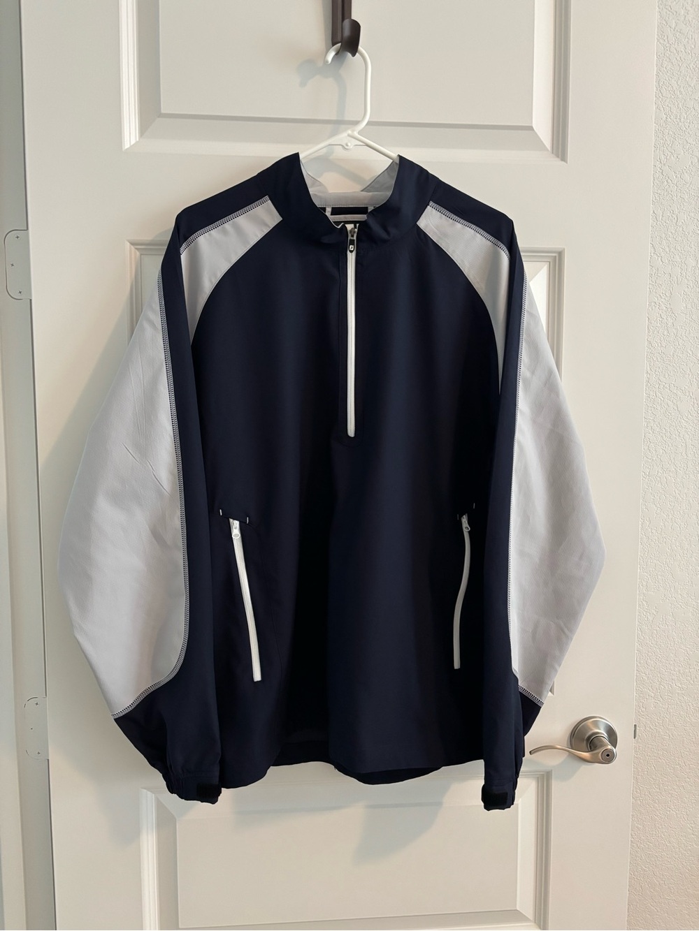 Footjoy Navy & Grey Half Zip L